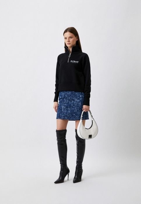 Женская Karl Lagerfeld Юбка Тёмно-синий Деним 38