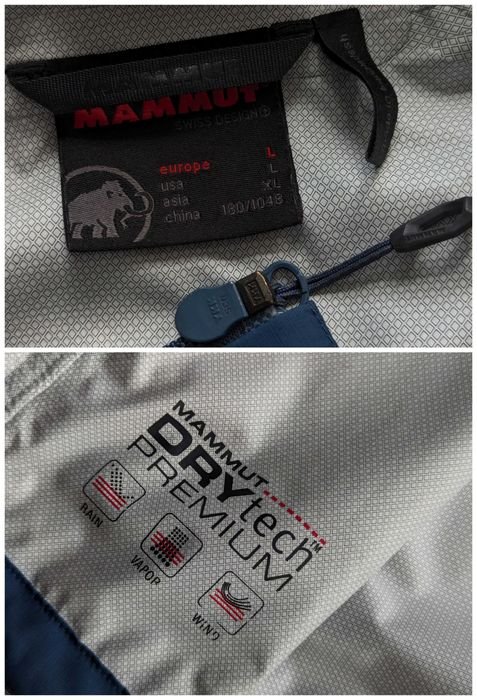 Мужская Mammut Kento Куртка Тёмно-синий 40