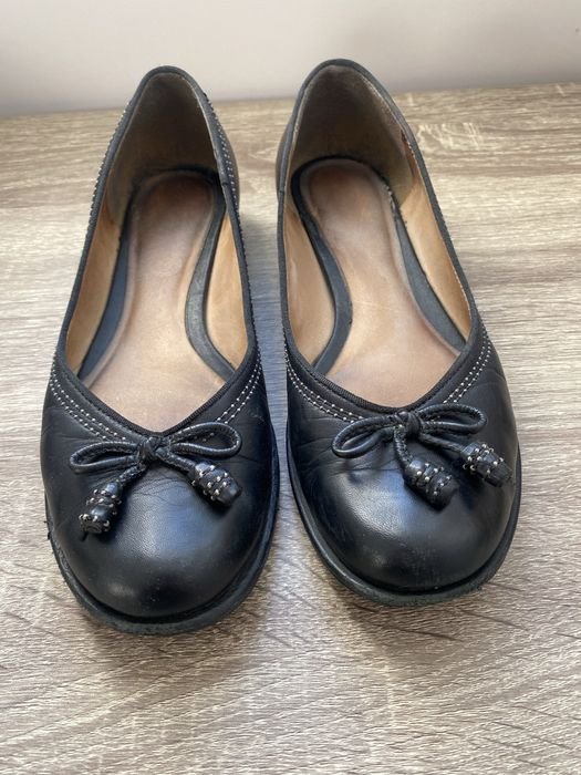 Women Ecco Heels Black Leather 37