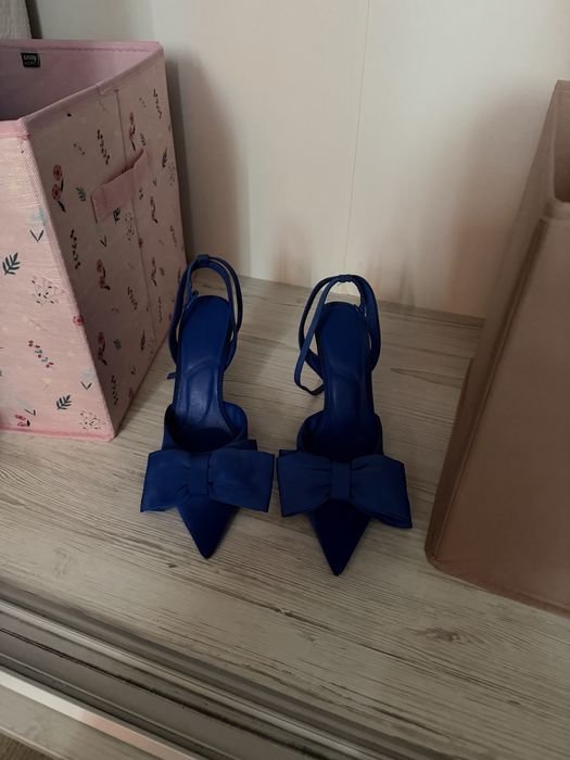 Женские Туфли Синий 37