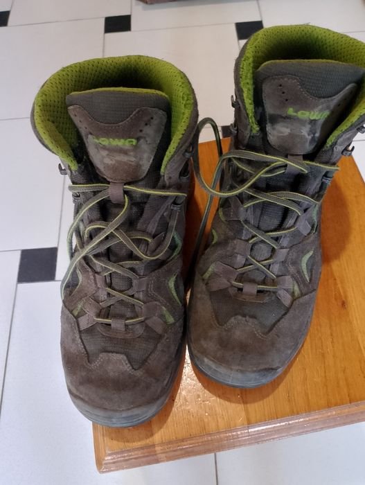 Uomo LOWA Stivali Verde 42