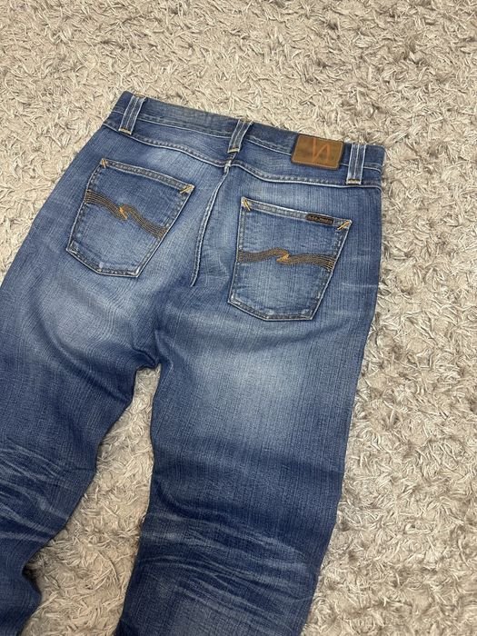 Мужской Nudie Jeans Джинсы Синие 33/34