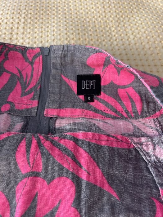 Damen Dept Rock Maxi Leinen