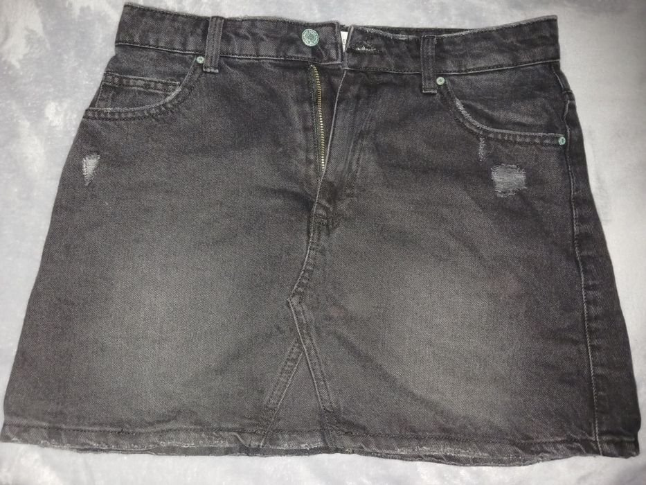 Damen Reserved Rock Schwarz Denim 38
