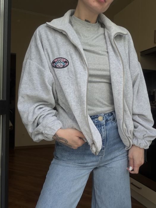 Damen Cher 17 Zip-Pullover Grau 36