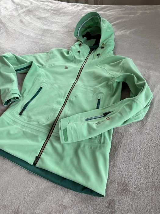 Damen Mountain Force Jacke Grün 36
