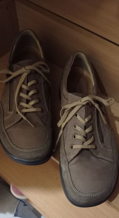 Herren Absätze Braun Leder 43