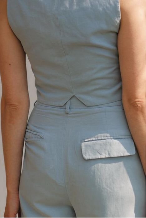 Damen Zara Anzug mit Weste