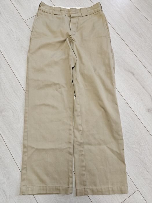 Herren Dikkies Jeans Beige Baumwolle 28