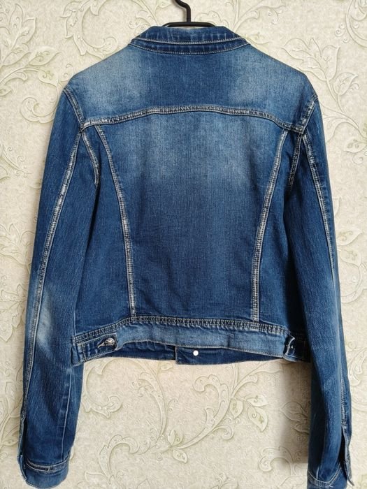 Femme Veste en Jean Bleu 42