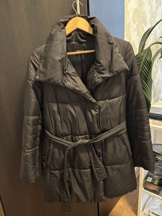 Femme Veste d'Hiver Noire 34