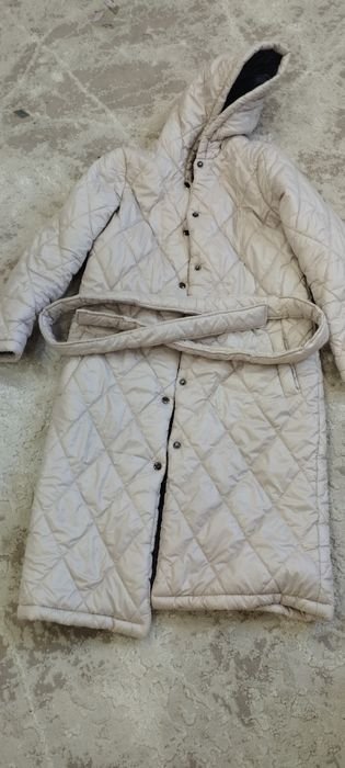 Women Beige Coat Autumn-Winter