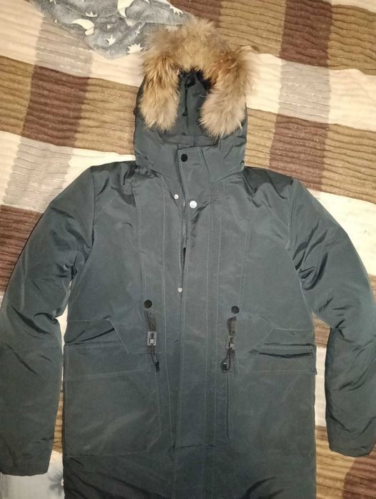 Men Winter Jacket Grey 38