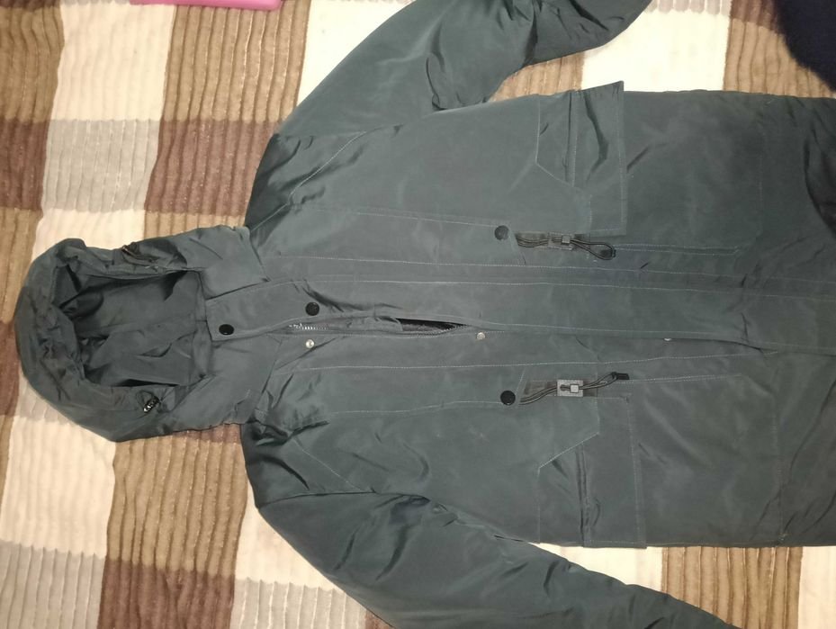 Homme Veste d'Hiver Grise 38