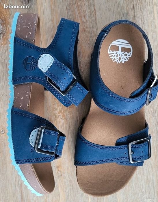 Женские Timberland Сандали Тёмно-синий Замша 37