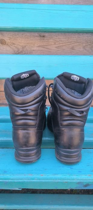 Homme HAIX Bottes Noires Cuir 42