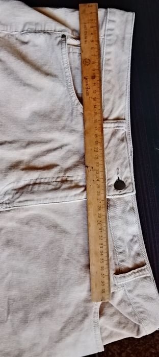 Женские Брюки Бежевые Вельветовые