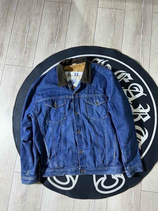 Uomo Kenzo Jeans Giacca di Jeans Grande-XL