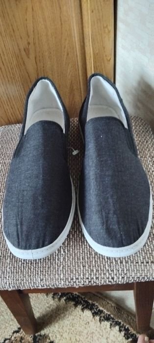 Мужские Мокасины Серый Другой 46