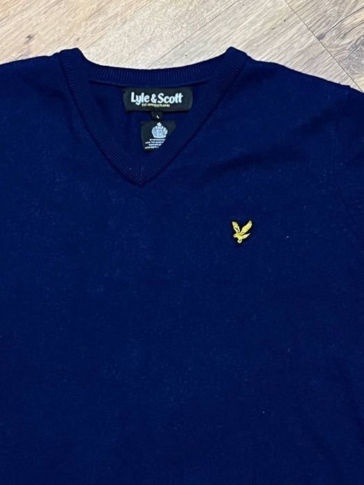 Мужской Lyle Scott Джемпер Тёмно-синий 40