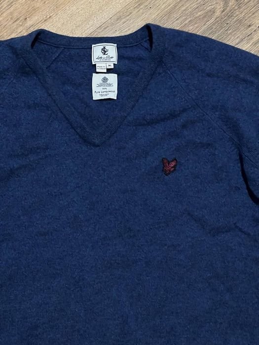 Men Lyle Scott Sweater Navy 42