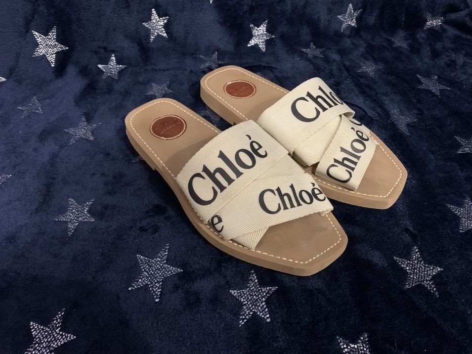 Damen Chloé Sandalen Woody Beige 40