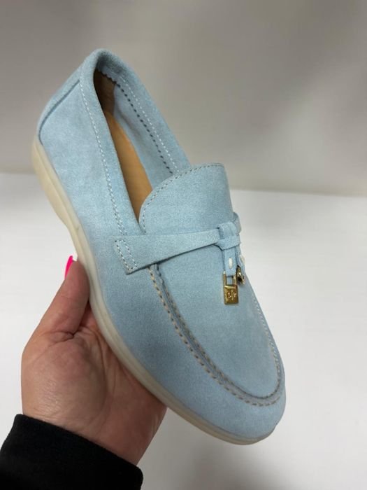 Женские Loro Piana Лоферы Синие 37,39,41