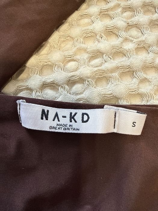 Женский NA-KD Платье Коричневый 36