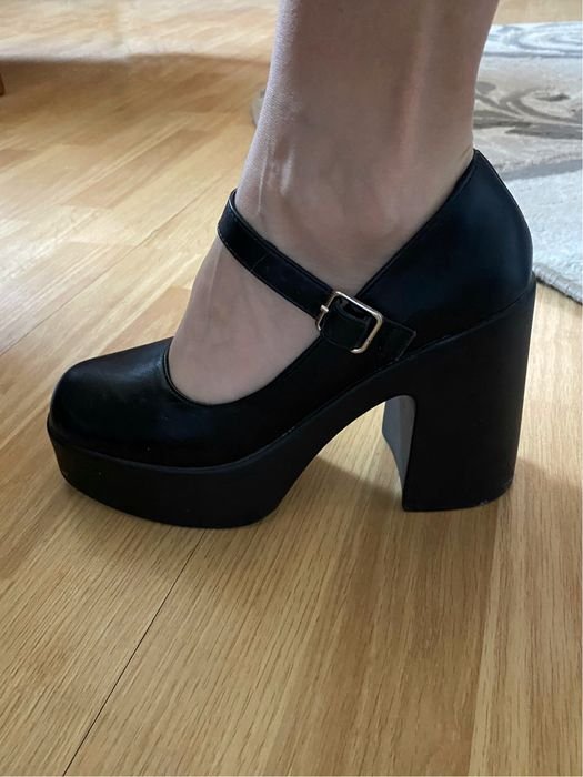 Frauen Absätze Schwarz 36