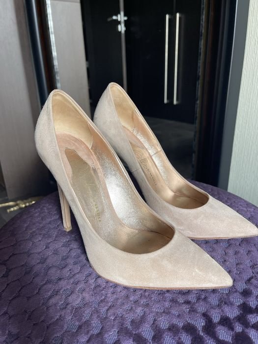 Damen Absätze Leder 37