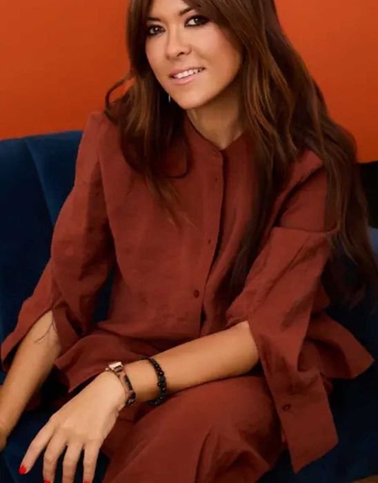 Femme Costume Élégant Orange Modal 42