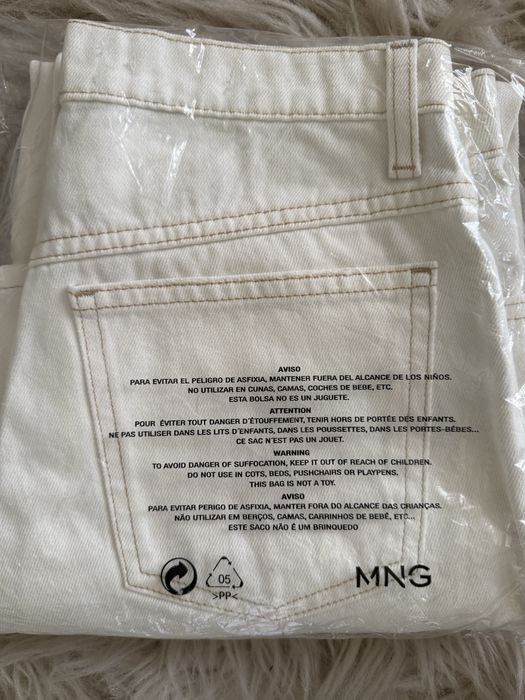 Женские Mango Джинсы Белые 36