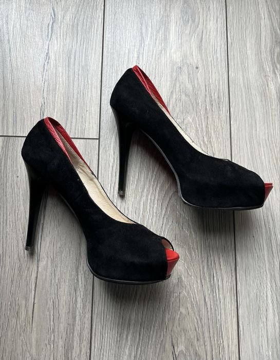 Donna Tacchi Neri Camoscio 39