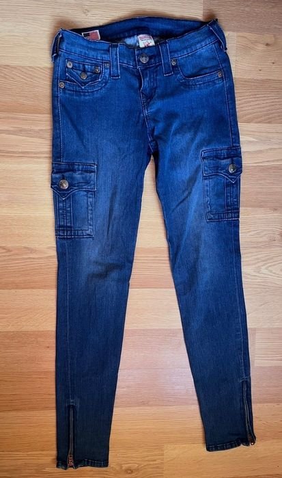 Herren True Religion Jeans Marineblau Strick 26