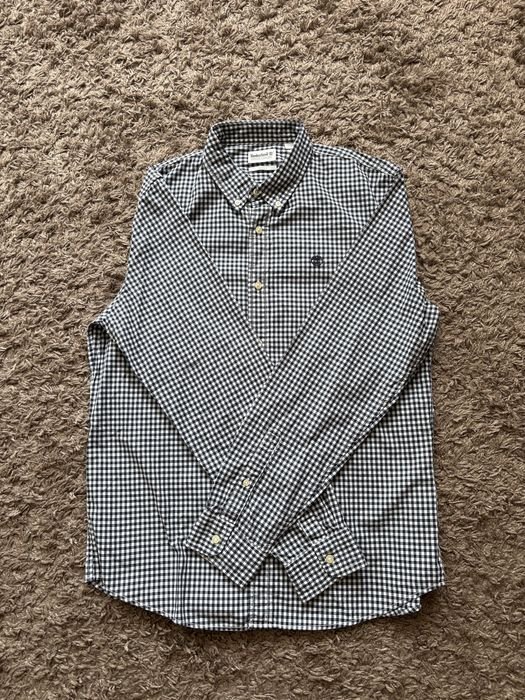 Uomo Timberland Camicia Nera Cotone 40