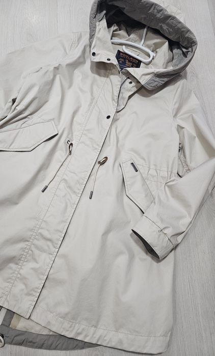 Femme Woolrich Parka Beige Coton 40