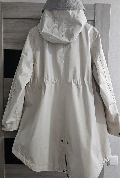 Femme Woolrich Parka Beige Coton 40
