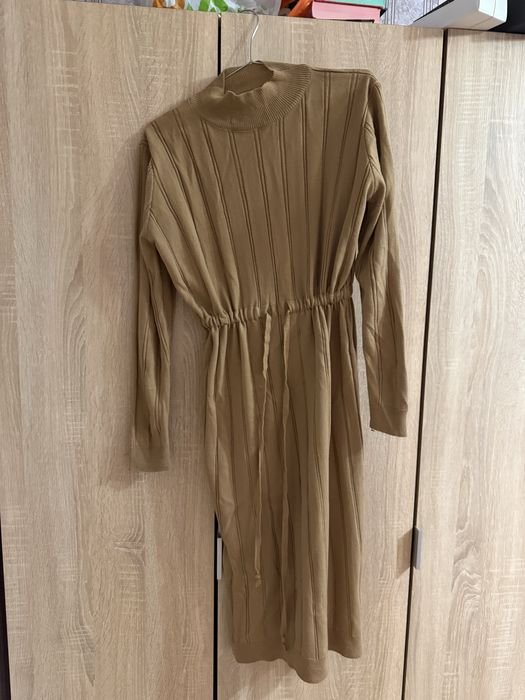 Damen Kleid Beige 36