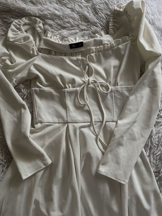 Damen Issa Plus Kleid Weiß 38