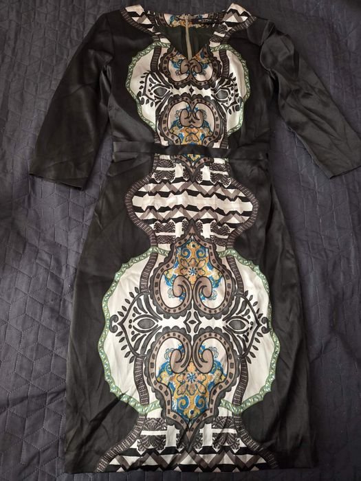 Женский Etro Платье Різнокольоровий Шовк 36