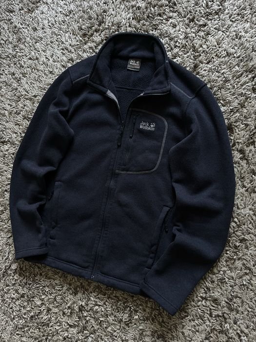 Мужской Jack Wolfskin Флиска Чёрная Nanuk L-XL