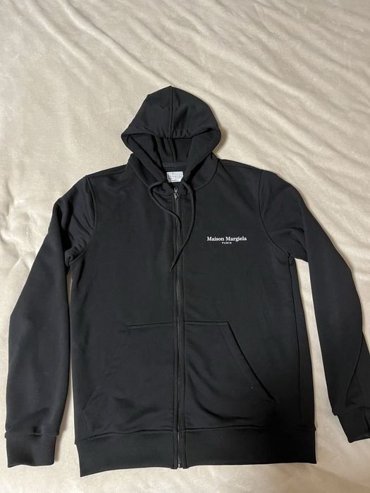 Men Maison Margiela Hoodie Black 40