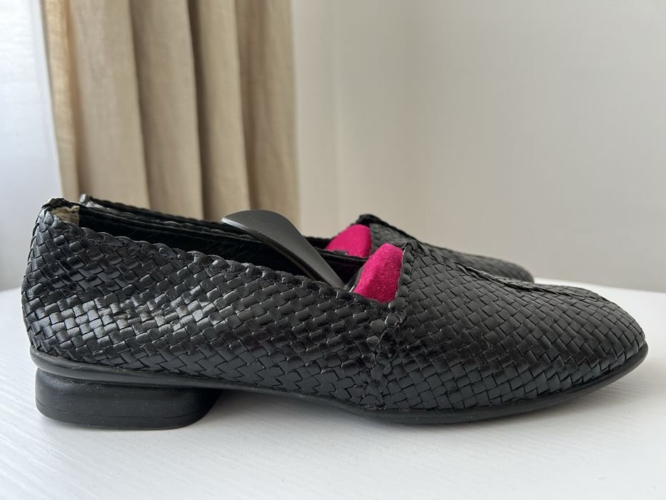 Женские Clarks Туфли Чёрные Кожа 38