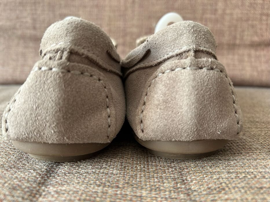 Women Marco Tozzi Loafers Beige Leather 40