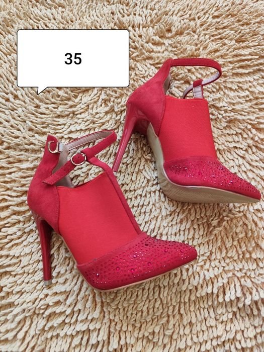 Donna Sandali Neri Pelle Sintetica 35