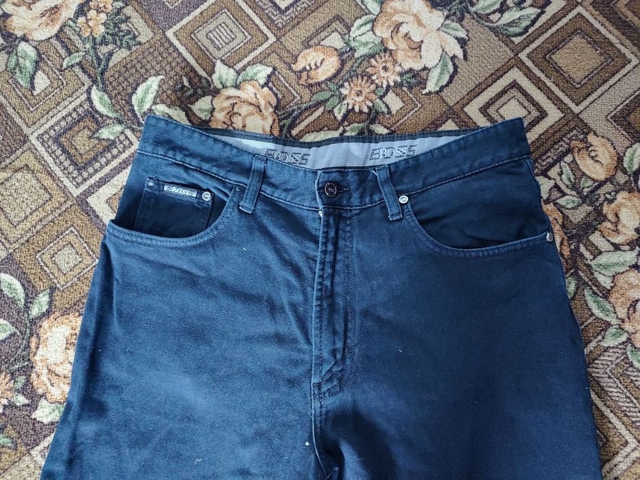 Homme Hugo Boss Jeans Bleu Marine Taille Unique