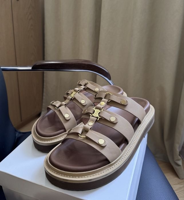 Женские Celine Slide Tippi Різнокольоровий Шкіра