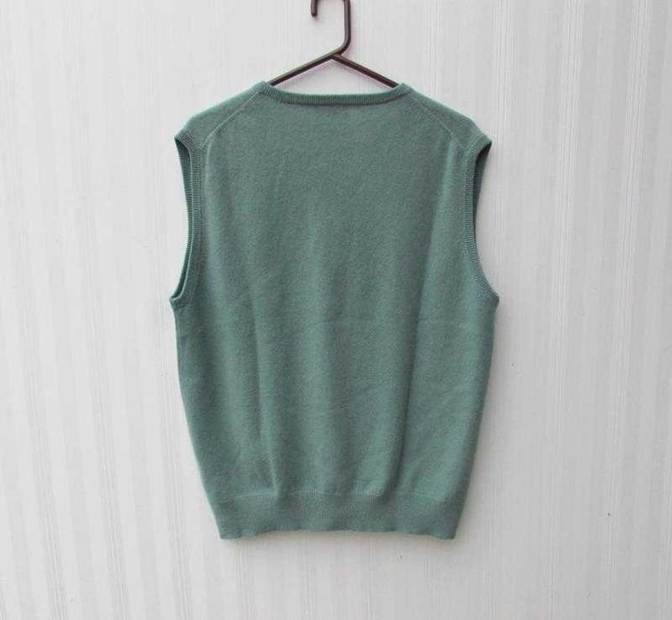 Donna Gilet Cachemire Verde 42