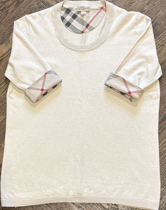 Мужской Burberry Brit Свитер Белый 38