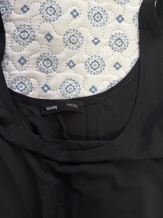 Donna Abito Nero Maglia 44